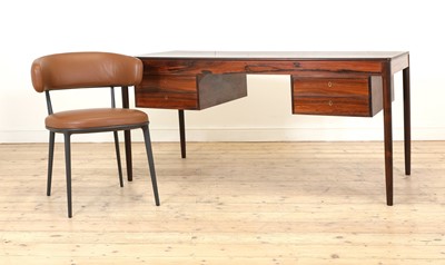 Lot 220 - A Swedish rosewood desk