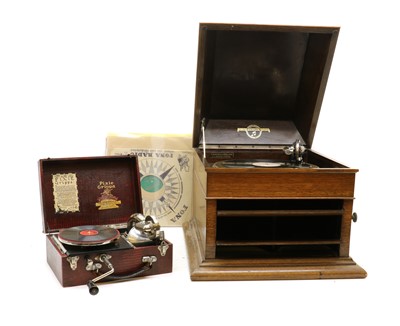 Lot 250A - A Pixie Grippa travelling gramophone