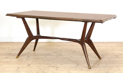 Lot 473 - An Italian walnut and beech table