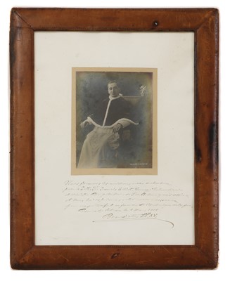 Lot 487 - A signed photograph of Pope Benedict XV