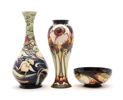Lot 318 - A Moorcroft pottery 'Emma' vase