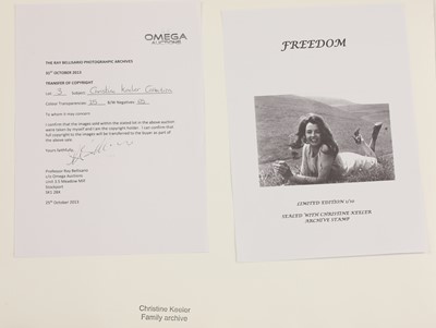 Lot 253 - Of Christine Keeler interest: photograph