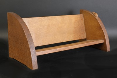 Lot 98 - A Robert 'Mouseman' Thompson oak book trough