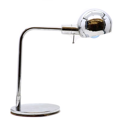 Lot 504 - A chrome desk lamp
