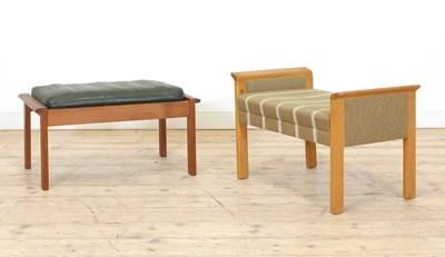 Lot 396 - Two Danish stools