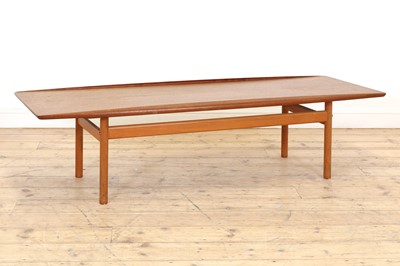 Lot 397 - A Danish teak coffee table