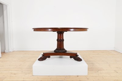 Lot 153 - A William IV mahogany centre table