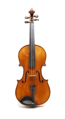 Lot 463 - Two violins in cases