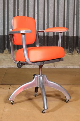 Lot 13 - An aluminium-framed office chair by Tan-Sad of Birmingham