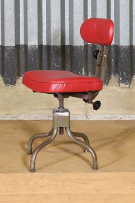 Lot 42 - An industrial office stool by Evertaut
