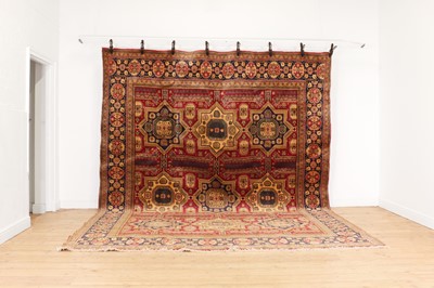 Lot 422 - A large Azerbaijan carpet