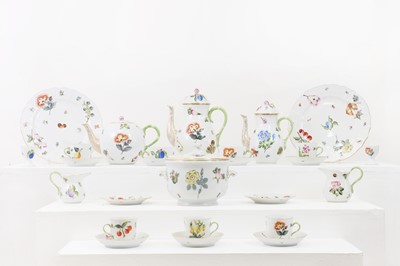 Lot 470 - A Herend porcelain 'Fruit and Flowers' part service