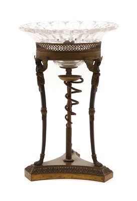 Lot 450 - A French Empire candlestick