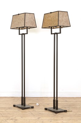 Lot 540 - A pair of contemporary standard lamps