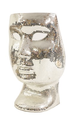 Lot 209 - A contemporary Art Deco-style mask throne