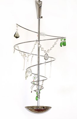 Lot 544 - An Artemide two-light pendant