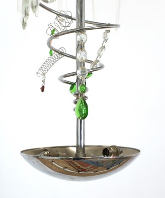 Lot 544 - An Artemide two-light pendant