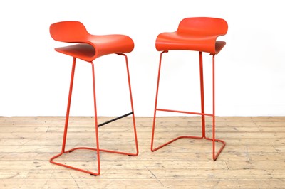Lot 549 - A pair of Kristalia 'BCN' bar stools