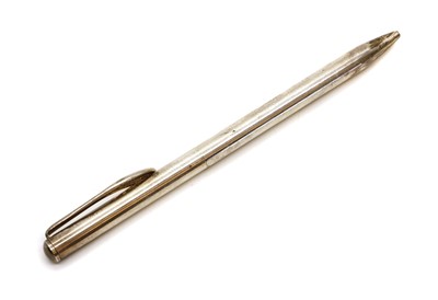 Lot 41 - A Tiffany & Co silver ballpoint pen