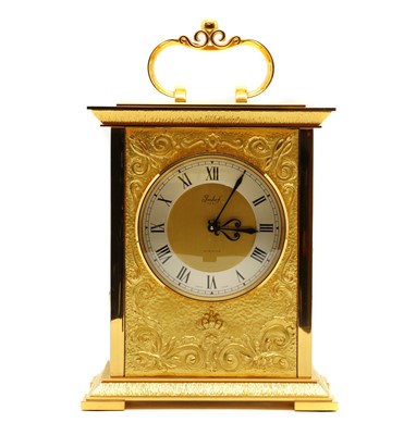 Lot 458 - An Imhof gilt metal mantel clock