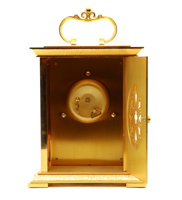 Lot 458 - An Imhof gilt metal mantel clock