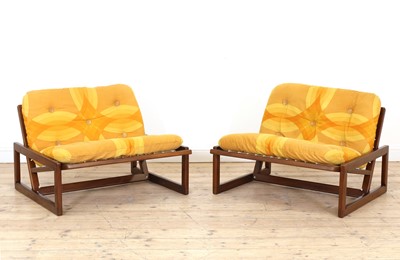 Lot 427 - A pair of 'Carlotta' easy chairs
