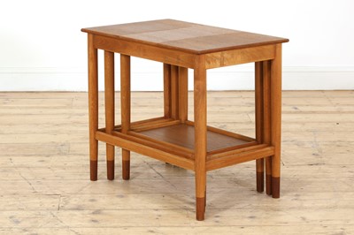 Lot 428 - A Danish teak nest of tables