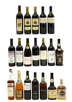 Lot 142 - A selection of wines and spirits