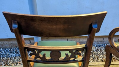 Lot 509 - A set of eight late Regency mahogany dining chairs