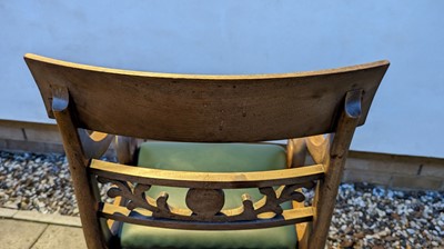 Lot 509 - A set of eight late Regency mahogany dining chairs