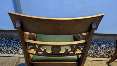 Lot 509 - A set of eight late Regency mahogany dining chairs
