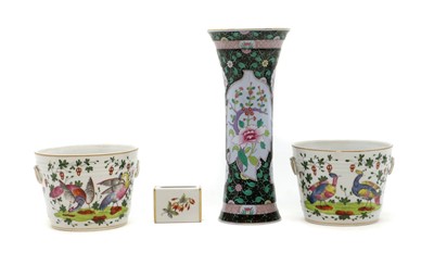 Lot 349 - A Herend Black Dynasty Special Edition porcelain vase