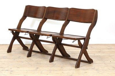 Lot 198 - A set of three mahogany and beech folding 'Drifter' chairs