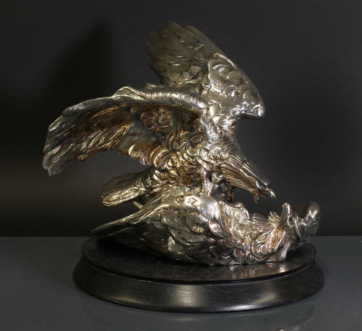 Lot 83 - An Austrian Art Deco silvered bronze centrepiece