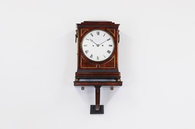 Lot 126 - A George IV mahogany bracket clock by John Peterkin of London