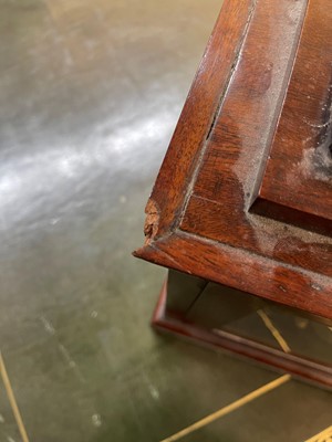 Lot 126 - A George IV mahogany bracket clock by John Peterkin of London