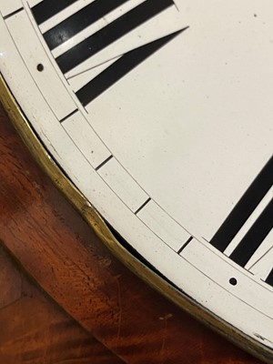 Lot 126 - A George IV mahogany bracket clock by John Peterkin of London