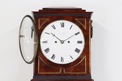 Lot 126 - A George IV mahogany bracket clock by John Peterkin of London