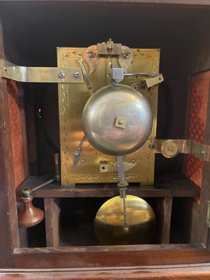 Lot 126 - A George IV mahogany bracket clock by John Peterkin of London