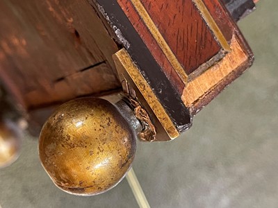 Lot 126 - A George IV mahogany bracket clock by John Peterkin of London
