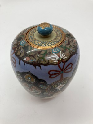 Lot 94 - A Japanese Kutani vase