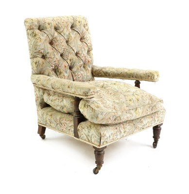 Lot 466 - A Victorian open armchair