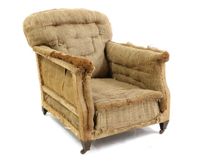 Lot 468 - An Edwardian library chair