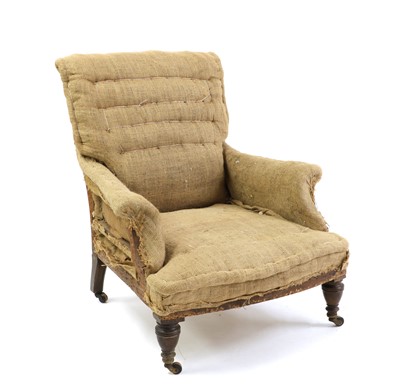 Lot 556 - A large Victorian armchair
