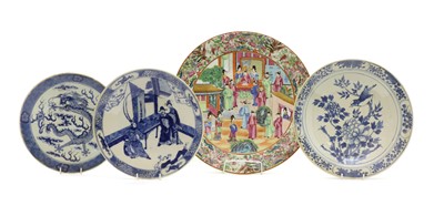 Lot 217 - A Chinese Canton famille rose porcelain plate