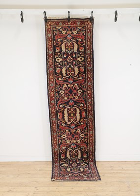 Lot 537 - A Persian style runner