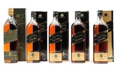 Lot 200 - A selection of Johnnie Walker whiskies