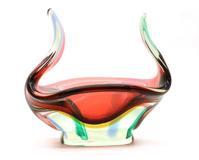 Lot 420 - A Murano sommerso glass bowl