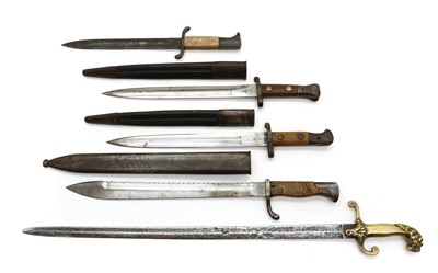 Lot 111 - A group of four bayonets