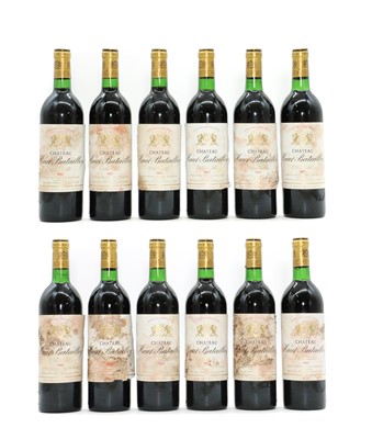 Lot 72 - Chateau Haut-Batailley, Pauillac, 1983 (12, OWC)